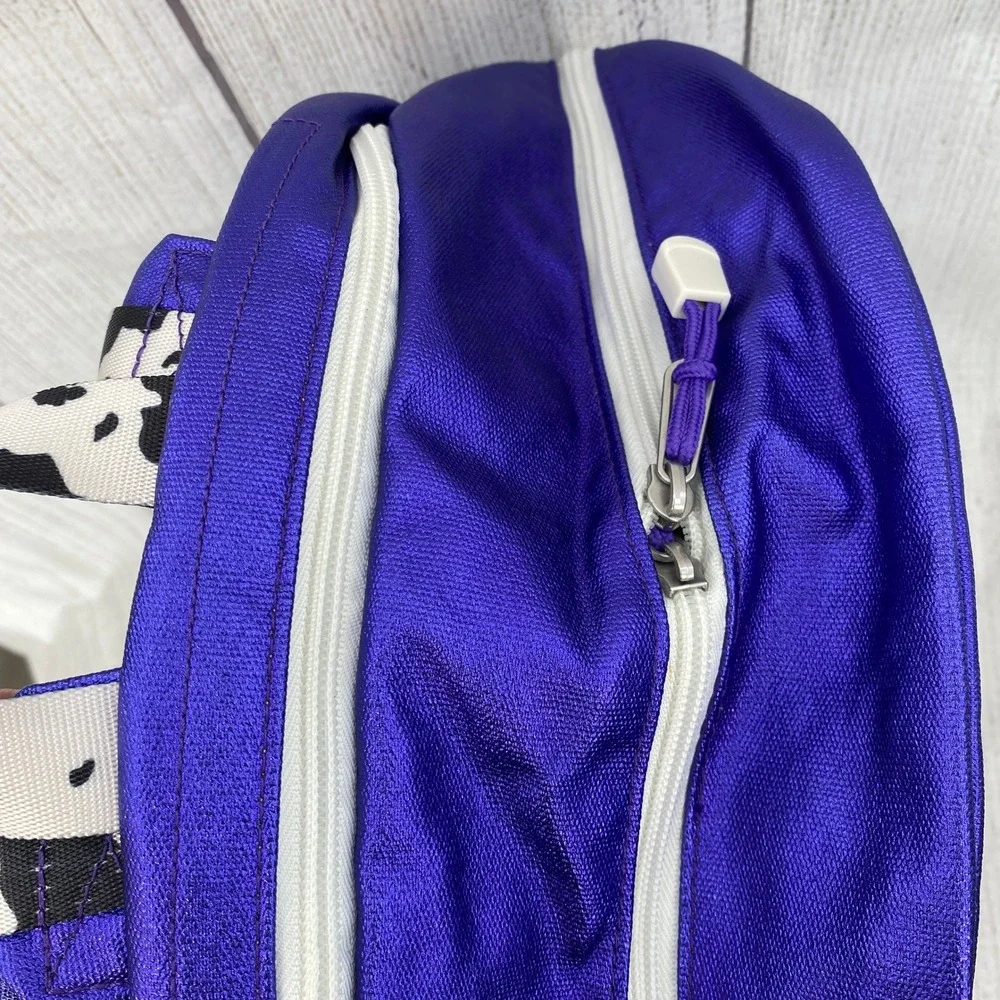 STATE Kane Kids Double Pocket Backpack Purple Metallic Cowgirl Rainbow Whimsical